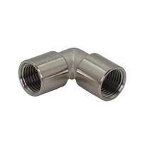 Elbow Brass Nickel Plated Pipe Fitting Female to Female