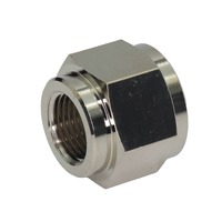 Reducing Hex Nipple Brass Nickel Plated Pipe Fitting Female to Female