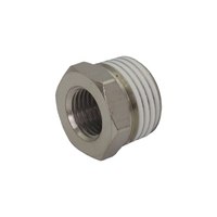 Reducing Bush Brass Nickel Plated Pipe Fitting Female to Male