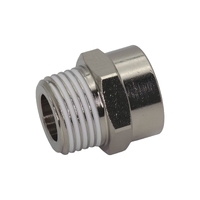 Extension Adapter Brass Nickel Plated Pipe Fitting Male to Female