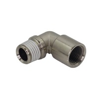 Elbow Brass Nickel Plated Pipe Fitting Male to Female