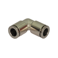 Union Elbow Brass Nickel Plated Push-in Fitting Tube to Tube