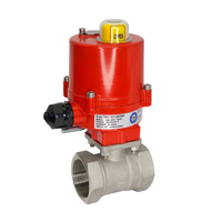 1/4" - 2" BSPP SS316 Heavy Duty 2 Piece Electric Actuated Ball Valve with Manual Override