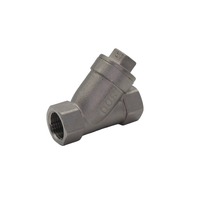 1/4" - 2" BSP Stainless Steel 316 Y Strainer Filter 55 bar 100 Micron for Irrigation Valve